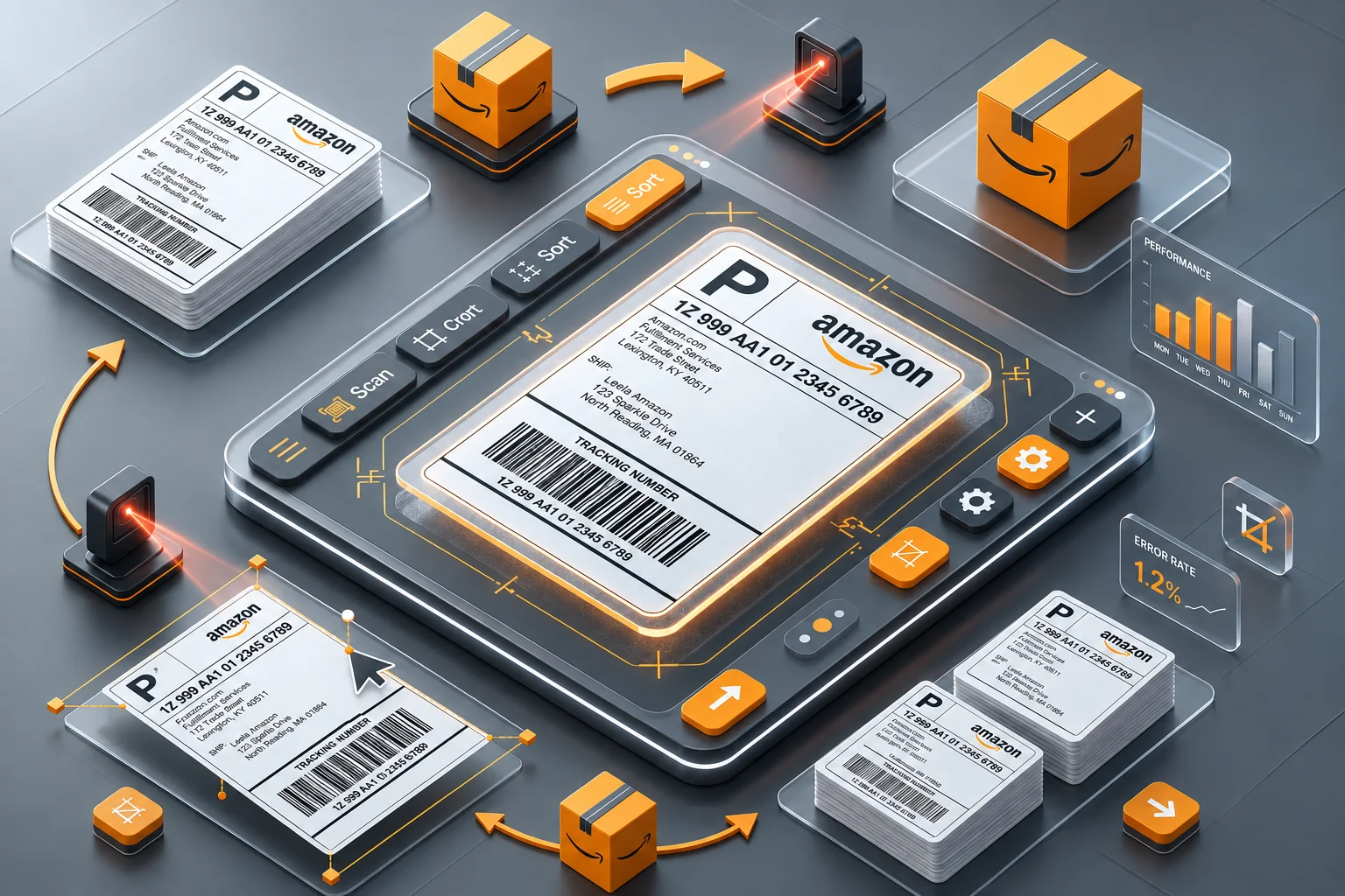 How to Crop Amazon Easy Ship PDF Labels for Thermal Printers