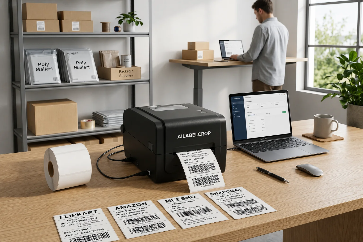 How to Crop A4 PDF Shipping Labels for Thermal Printers Online