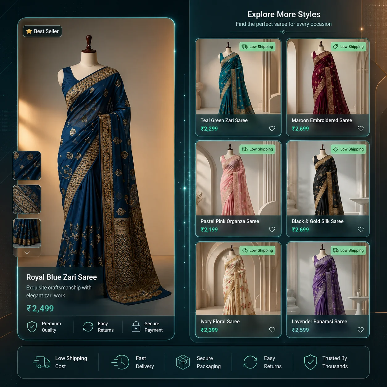Meesho Low Shipping Charges Image Generator Illustration